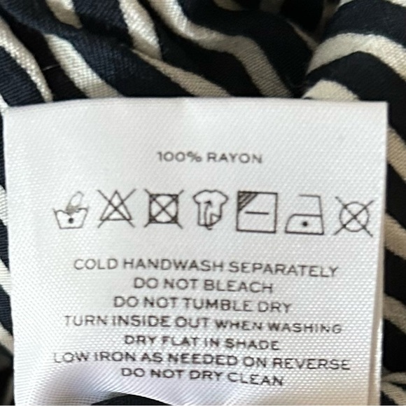 Faithfull the Brand Black and White Puff Sleeve Blouse - Picture 7 of 8